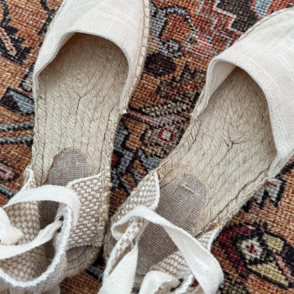 Soludos Flat Ankle Wrap Espradilles in 7.5 - Picture 6 of 6